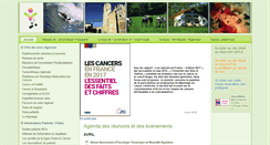 Desktop Screenshot of canceraquitaine.org
